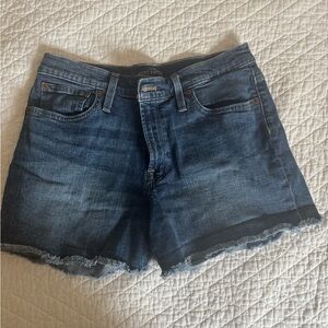 J. Crew Factory Dark Blue Jean Shorts